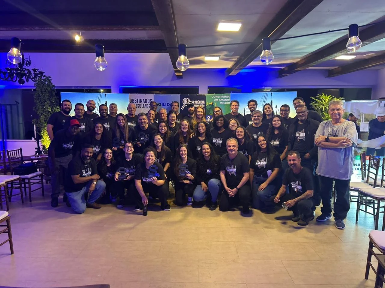 Equipe em um encontro promovido pela Pro-Genth